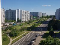 вид из помещений БЦК-1 на Осенний бульвар